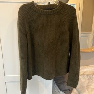 Jenni Kayne Olive Cashmere Sweater - XS